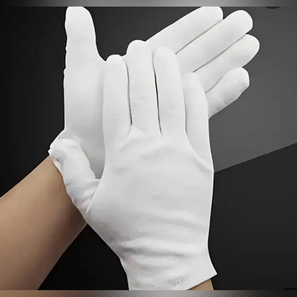 TWO PIECES COTTON GLOVES